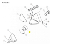 Royal Enfield Air filter element 500cc - 581007a classic 500 bullet