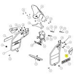 Royal Enfield COVER COCKPIT-RH - 587710D Himalayan 410
