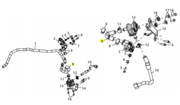 Royal Enfield Hose( Solenoid To Pav) - 1010083a classic 500 bullet