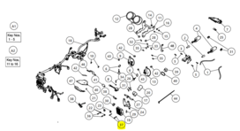 Royal Enfield FLANGED HEXOGANAL BOLT M6X1 X 30 - 574041C Interceptor 650
