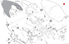 Ducati SEAT - 59512224A Monster