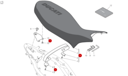 Ducati SEAT - 59522553AB Hypermotard