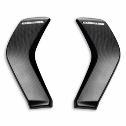 Ducati MATT XDVL CARBON RADIATOR COVER SET - 96980782a Diavel-XDiavel