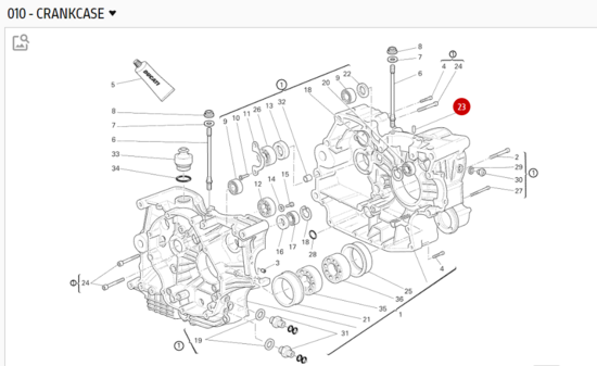 Ducati PIN DOWEL - 86010041A