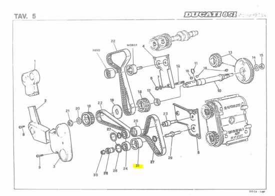 Ducati BUSHING - 45110061A Superbike