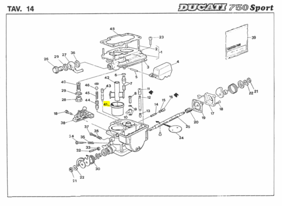 Ducati DIFFUSER - 037027165 Supersport