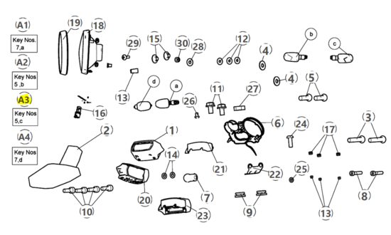 Royal Enfield TRAFFICATOR ASSY WITH BULB - RLH - 587340D Himalayan 410