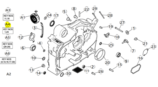 Drain plug washers kit D1 - 888461