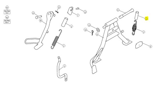 Royal Enfield SLEEVE SPRING - RAW00042B Interceptor 650