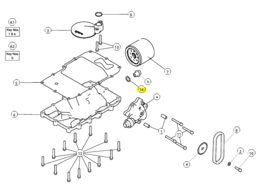 Washer M14 - 575630A