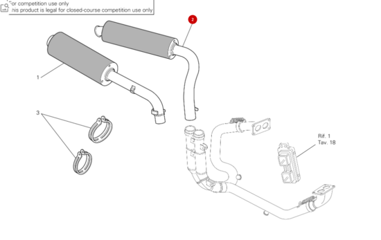 CARBON LEFT SILENCER TERMIGNONI - 57310631A