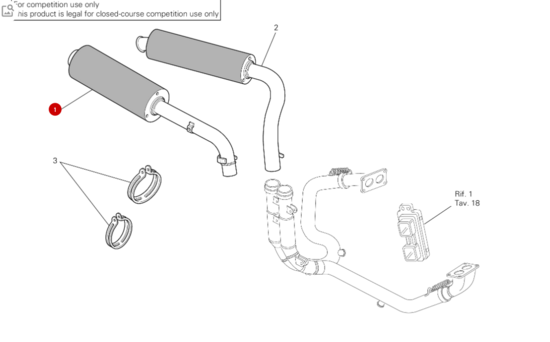 CARBON RIGHT SILENCER TERMIGNONI - 57410631A