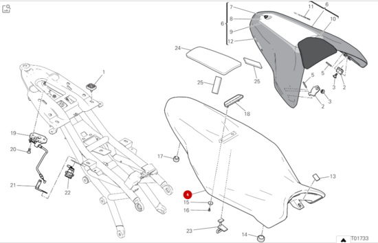 SEAT 1305 - 595P2744B