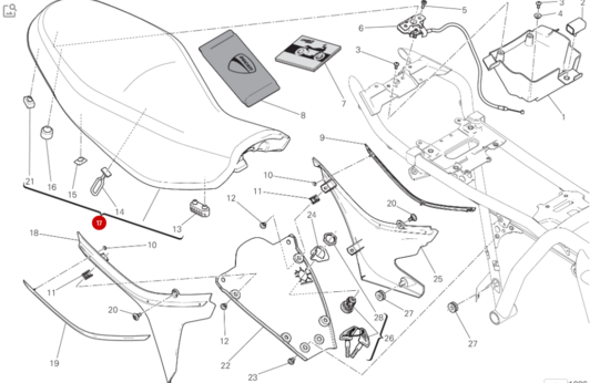Ducati SEAT - 59522491A Scrambler
