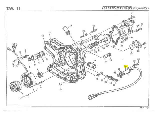 Ducati DETECTOR - 55240051A Superbike