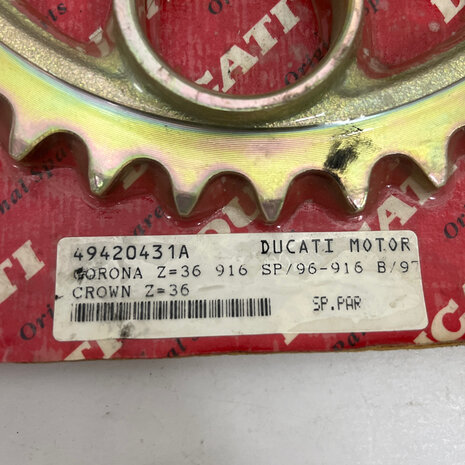 Ducati superbike 916 996 998 Rear sprocket Z=36 - 49420431A