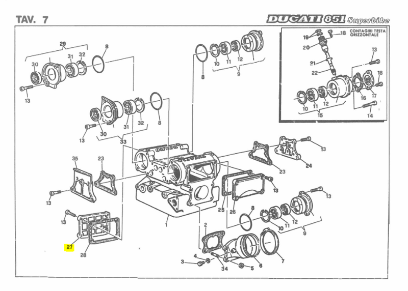 EXHAUST VALVE COVER  - 24010021a