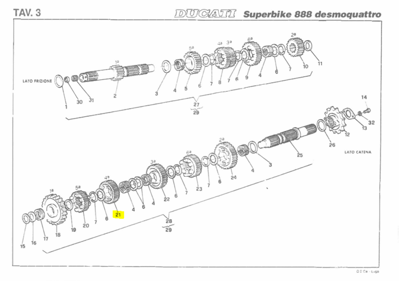 DRIVEN GEAR 4TH SPEED  - 17210091B&nbsp;