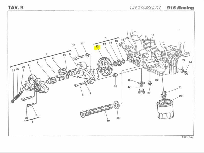 PUMP GEAR  - 17410121A&nbsp;