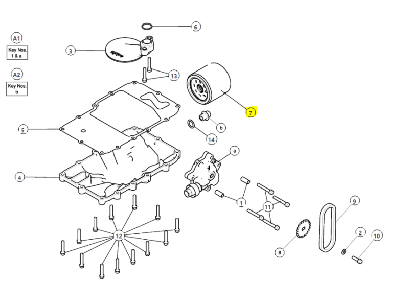 FILTER COMP, ENGINE OIL - 575139D