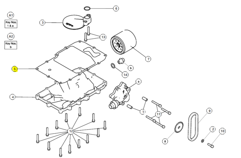 GASKET,OIL PAN - 575041C