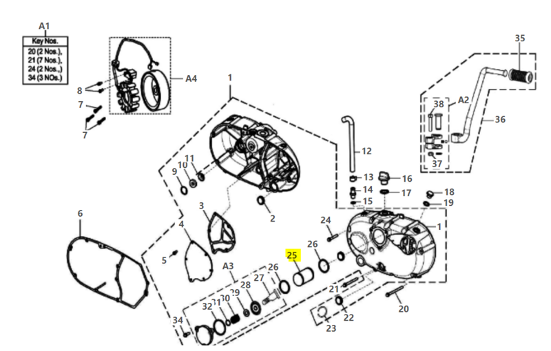 Oil filter with O Ring Kit - 888414