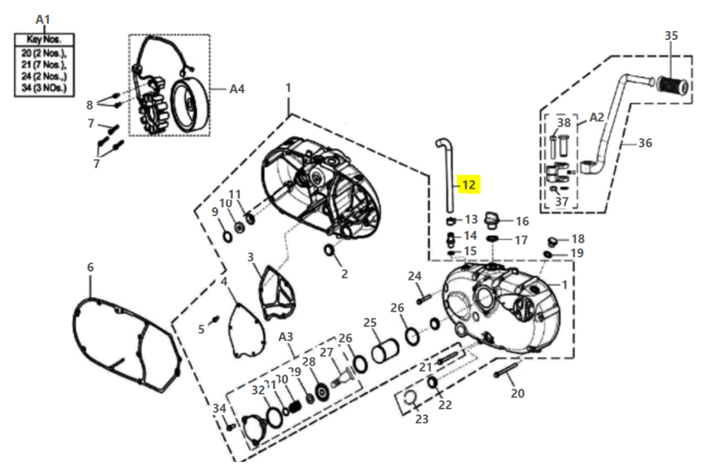 BREATHER PIPE - 1010144A