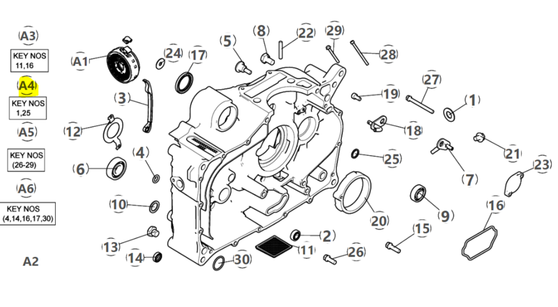 Drain plug washers kit D1 - 888461