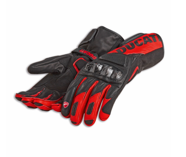 Performance C3 Leather gloves Red