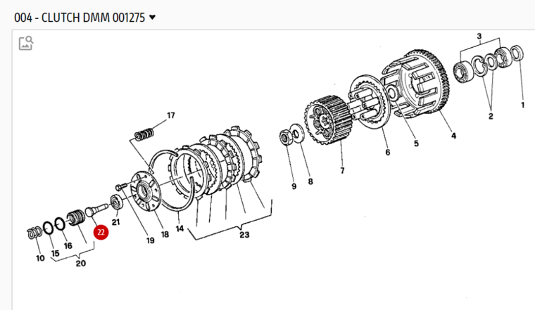 CLUTCH CONTROL PIN - 11710151A