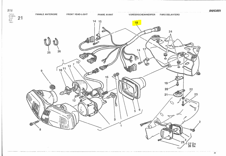 HEAD LIGHT WIRING HARNESS  - 51010602A