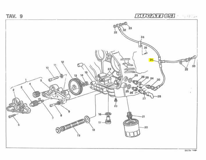 OIL DELIVERY PIPE  - 87510051a