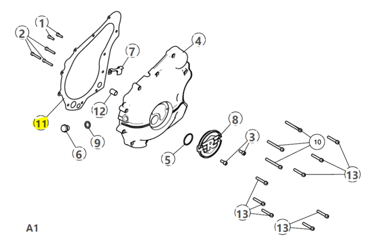 GASKET, COVER LH - 574318C