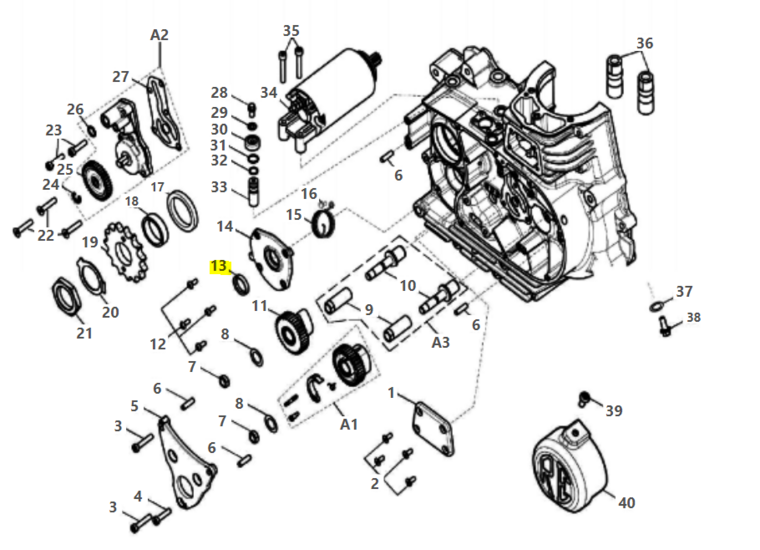 OIL SEAL KICK STARTER  G20 X 27 - 570241